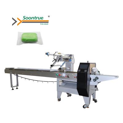 China Automatic Food Compact Structure Soap Packaging Machine Cheap Price Flowing Package Machine for sale