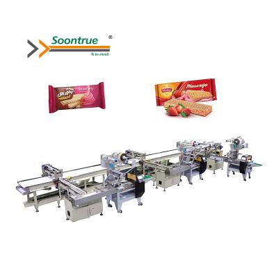 China China Supplier Customized Hot Sale Automated Wafer Packing Line Price for sale