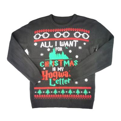 China Funny Ugly Christmas Jumper Custom Wholesale Cheap Breathable Christmas Pattern Jacquard Knitted Sweater Sweater for sale