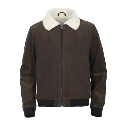 China Wholesale Autumn Jackets Men's Casual Breathable S Brown OEM Sherpa Jacket Man&'s Customized Men's Jackets And Coats for sale