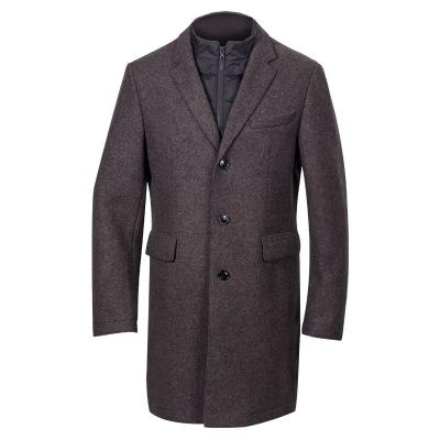 China New Anti-wrinkle men's winter coat men's casual long coat solid color casual jacket coat men's casual coat for sale