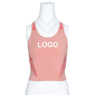 China Custom Women's Breathable Fitness And Yoga Wear Sports Gym Wicking Yoga Tops Fashion Workout Clothes Yoga Tank Tops for sale