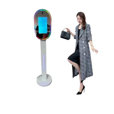 China New Hot Sale 13.3 Inch Magic Selfie Photo Mirror Booth With Camera Printer Wedding Mirror Photo Booth Mirror13.3 for sale