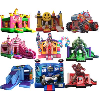 China 2023 PVC Inflatable Slide Kids Slide Castle Playground Outdoor Equipment Large Inflatable Slide For Kids On Sale for sale