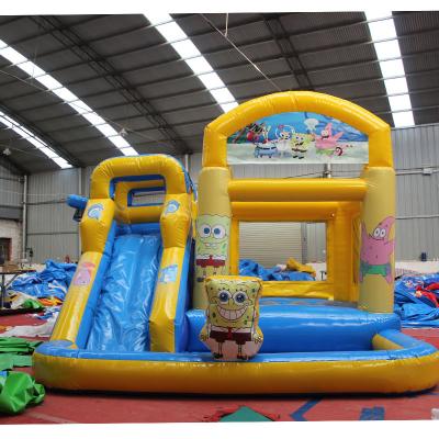 China Moonwalk PVC Small Kids Jumping House Jumping Party Inflatable Bouncy Castle Jumper Bouncer With Ball Pit For Kids for sale