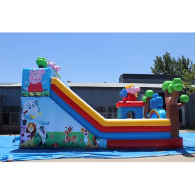 China Wholesale Commercial PVC Kids Bounce House With Combo Bouncy Water Slide Inflables de juegos de castillos on sale for sale