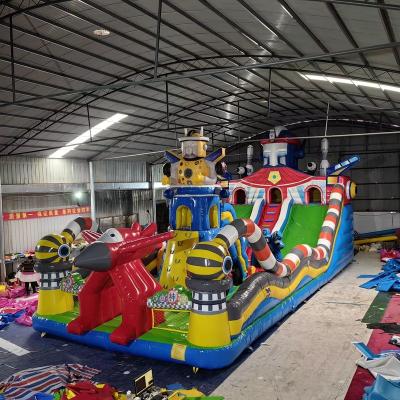 China Factory wholesale commercial PVC inflatable castle kids bounce house with slide castillos juegos inflables water bouncy combo on SA for sale