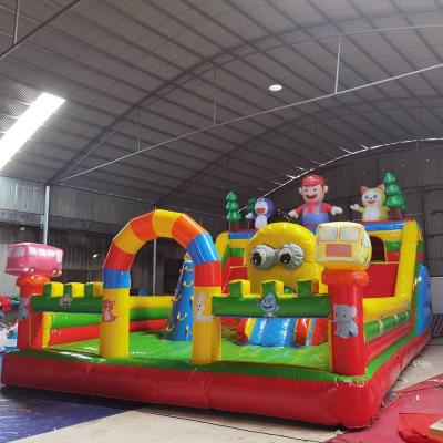 China Factory wholesale commercial PVC kids bounce house with combo bouncy inflatable water slide castillos juegos inflables water slide for sale