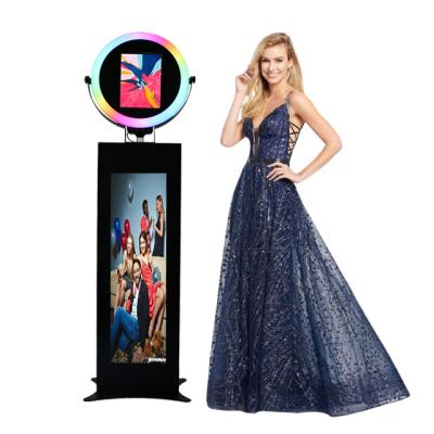 China Cheap Portable Photo Booth Wedding or Party Photo Booth New iPad Selfie IPad Booth Shell Festival Celebration iPad Photo Booth LCD Display for sale