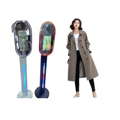 China New Hot Selling 13.3 Inch Interactive Mirror Touch Screen Selfie Photo Booth Machine With Cheaper Price Mirror13.3 for sale