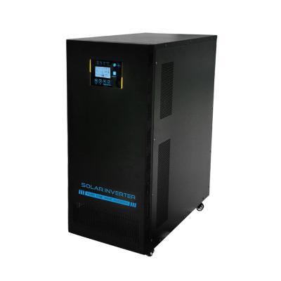 China Solar Power System 10KW Low Frequency Solar Inverter Built In AC Charger 96v To 220v Off Grid Ups Inverter for sale