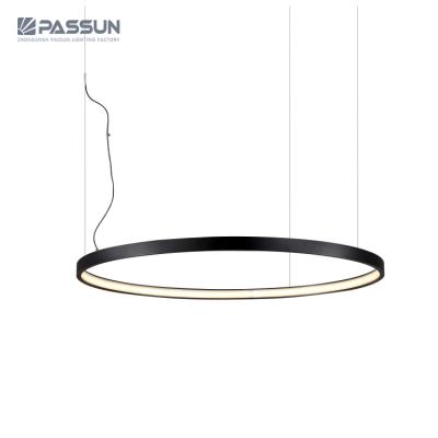 China Modern Modern Acrylic Round Ring Led Pendant Light And 36W SMD Led Chandelier for sale