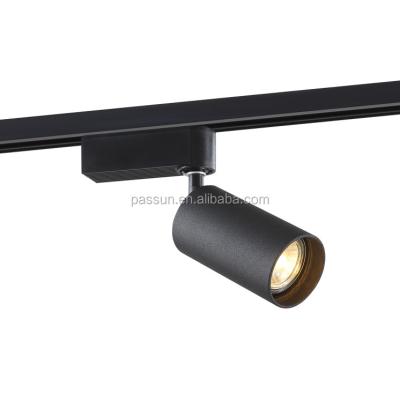 China GU10 contemporary modern version aluminum gu10 led track spot light 2 wires track for sale