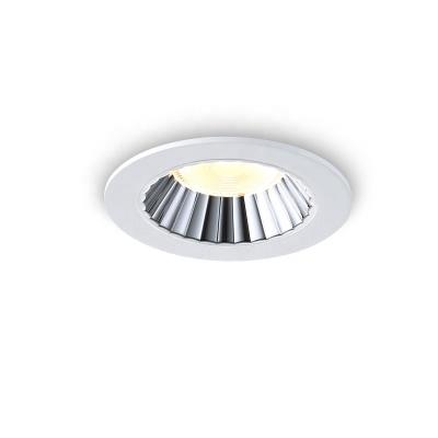 China Indoor use only PASSUN led lighting modern round ceiling recessed downlight 12W COB CRI80 led down lamp for sale