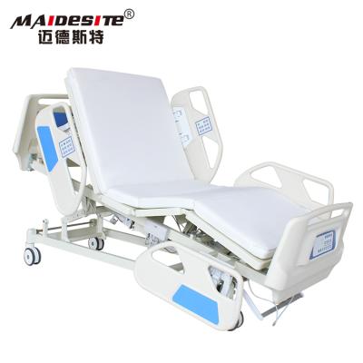 China MD-BD5-001 Hebei Supplier Metal ICU 5 Function Hospital Bed Electric Medical Bed For Sale for sale