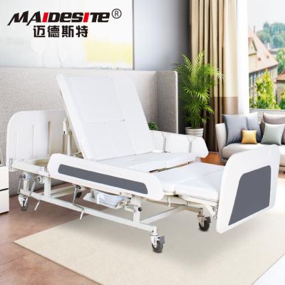 China Manual Easy Operate E55 Maidestie Accept Custom Easy Care Patient Revolving Nursing Bed With Potty for sale