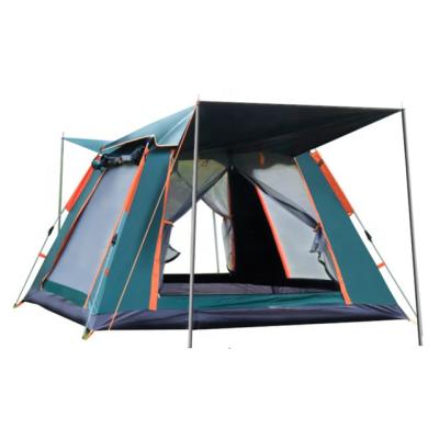 China Ultralight 3-4 Person Portable Shelter Garden Teepee Camping Camper Trailer Windproof Pop Up Tent For Travel for sale