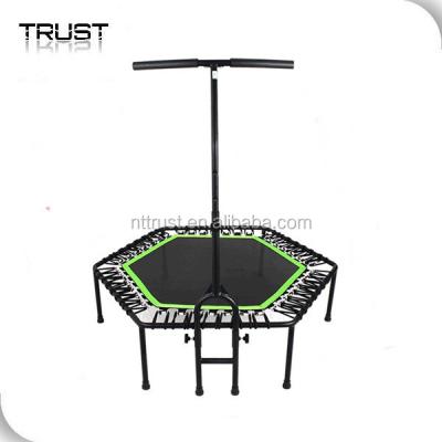 China Without protective net buy indoor workout fitness small euro crossroads interactive jump trampoline safe rebounder from Para ninos for sale for sale