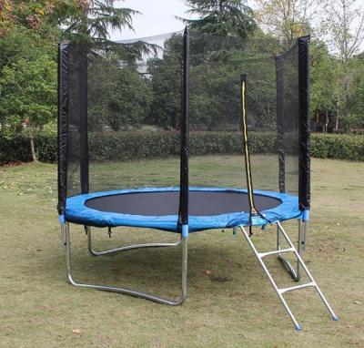 China With Trampoline 16ft Round Net Outdoor Gymnastics Cloth 10ft 12ft Park Protector With Tent Enclosures Slide Ladder For Adults for sale