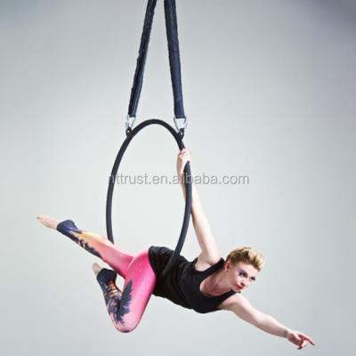 China Steel Customizable Stripper Circle Aerial Ring Against Pole Acrobatics for sale