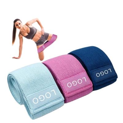 China Elastic High Booty Exercise Elastic Strength Hip Circle Resistance Bands Cloth Band for Strength Training for sale