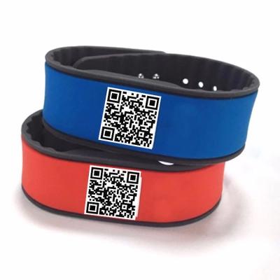 China Waterproof / Waterproof Passive Coded NFC Wristband RFID Silicone Wristband For Access Control for sale