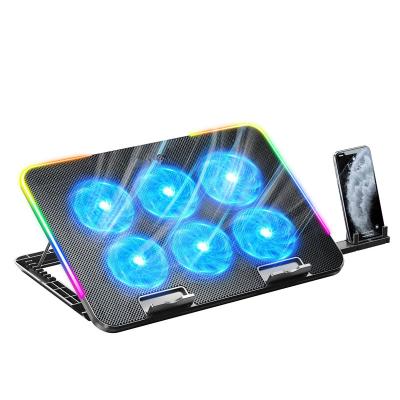 China Hot sale adjustable 2023 cavity light 6 RGB light fan heatsink phones tablets and laptops represent iphone for sale