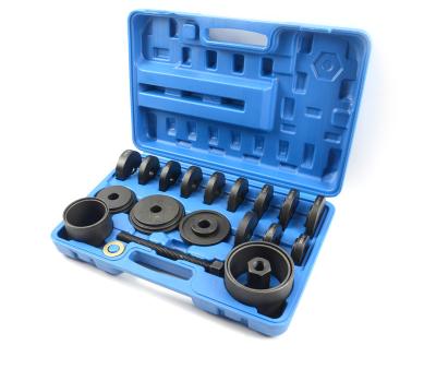 China Wheel-drive cars and light trucks Auto repair tool 23 Pcs Automotive Front Wheel Drive Bearing Adapters Removal Hub Puller Installation Tool Kit for sale