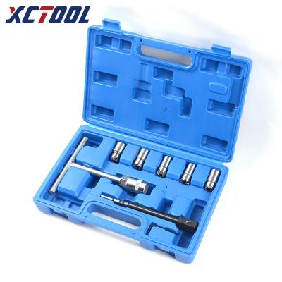 China Re cut the fuel injector seat 7PCS Diesel Injector Seat Cutter Cleaner Set  Wholesale professional automobile tools china auto body tool of auto for sale