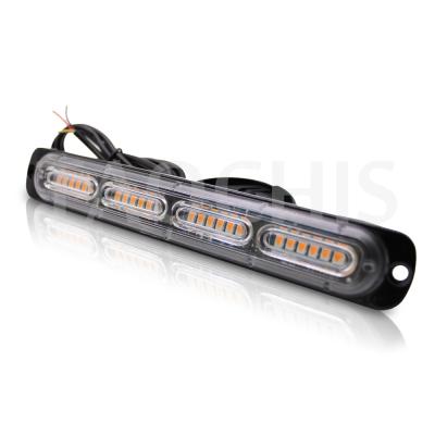 China TAOCHIS 24 LED Car Body Side Warning Light Universal 12-24v 72W IPX-4 Universal Ultrathin Strobe Lights for sale