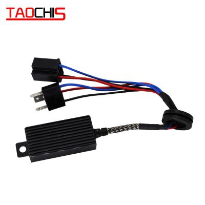 China Error Free LED Flasher TAOCHIS 9-36V H4 Car Light Retrofit LED Turn Signal Resistor Decoder Power-Bus Radio Interference Canceler Lamp for sale