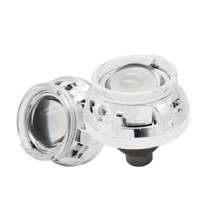 China Automotive Industry TAOCHIS 3.0 Inch Headlight Bi Xenon Projector Lens Kit For Q5 H4 With Shroud APP Control Angel Devil Eyes for sale