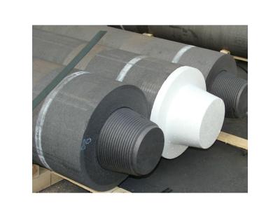 China Metal Industry Professional Manufacturer 1800+/-100, 2100+/-100, 2400+/-100mm Uhp High Density Graphite Electrode With Nipples for sale