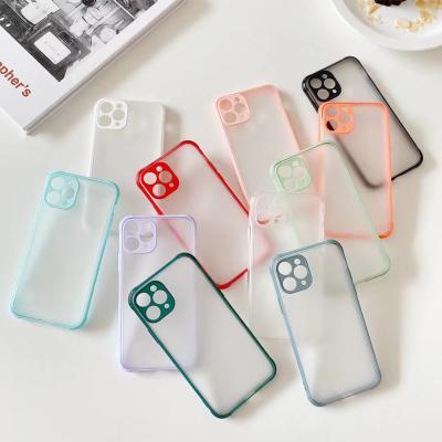 China 2022 New Simple Cases For Iphone 11 12 13 Two In One Skin Kiss PC Tpu Covers Good Quality Mobile Phone For Iphone 11 Max Casing Bags for sale