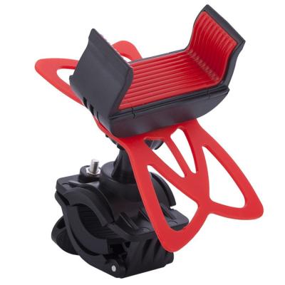 China Eco-friendly Elastic Silicone Band Bike Mount Custom Logo 6P Free And BPA Free Phone Bike Mount Holder for sale