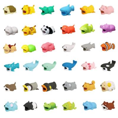 China Wholesale Animal Bite Phone Protector Cable Protector Daily Life Kawaii Accessory Cable Management for sale