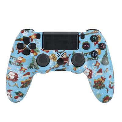 China Wholesale VIBRATION MOTOR ZR486 Controller For PS4 Wireless Game Controller Halloween &Christmas Theme Style Joysticks Wireless Controller for sale