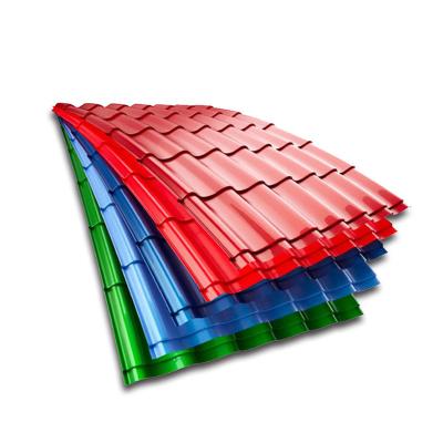 China Metal Roofing Sheets Building Materials Color Coated Steel Corrugated Roofing Sheet Galvanized As 3002 astm a527 a526 g90 z275 tin zinc plate ral ral for sale