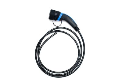 Chine Câble de charge captif noir bleu 32A type 2 3 phases CEI 62196-2 à vendre