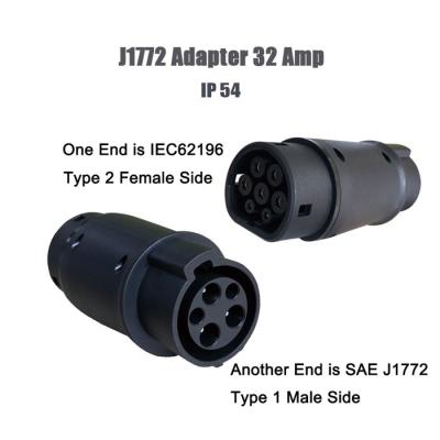 China EV-Typ 1, zum - 2 von Adapter 15*6*6cm zu schreiben Amperes J1772 des Konverter-32 zu verkaufen