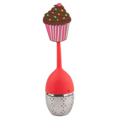 China 2022 Viable Top Selling Kitchen Accessories Silicone Ice Cream Fish Tea Cup Infuser for Kitchen and Home for sale