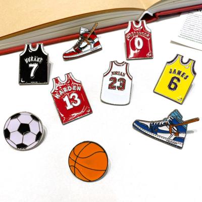 China Global factory custom metal badge pins high quality hard enamel lapel pin for sale