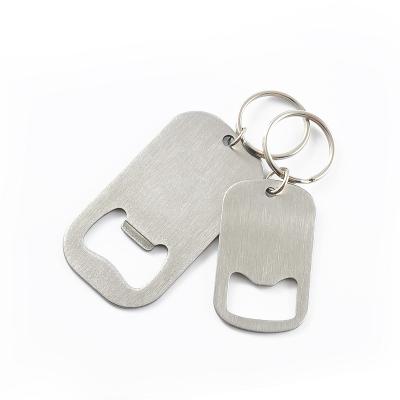 China Wholesale promotion gift good quality metal stainless steel key chain with bottle opener custom logo beer opener keychains for sale