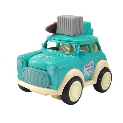 China 2021 New Plastic Friction Toy Cool Die-Cast Metal Cartoon Friction Car Toys For Children for sale