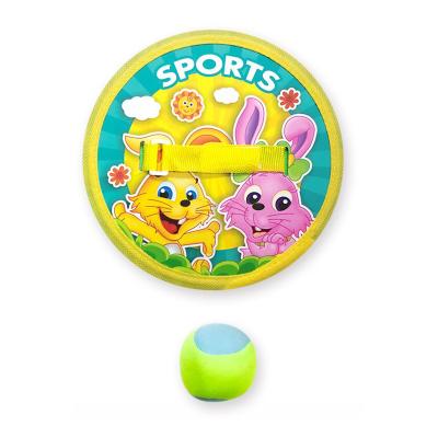 China Low Price Funny Rabbit Ball Racket Set Plastic Hook Ball Toy For Children 25*20*7.5cm for sale