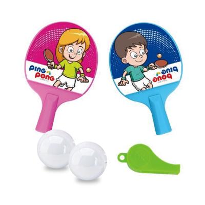 China Funny Funny Sports Game Sports Ping Pong Table Tennis Bats Racket Set Plastic Toy For Kids for sale