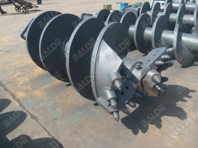 China Construction Machine Hydraulic Earth Drill / Auger Attachment For Excavator for sale