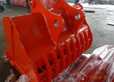 China Doosan DX 480 Excavator Screening Bucket , Excavator Bucket Attachments 2.85 Cum Capacity for sale