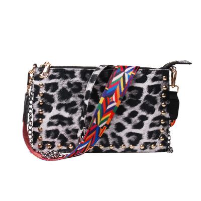 China Waterproof USA Warehouse Fashion Leopard Print Handbag Purse Handbags Cross - Body For Women DOM-1021718 for sale