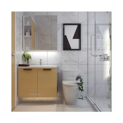 China Boloni Modern European Design Small Rectangular Melamine Vertical Bathroom Mirrored Cabinets for sale